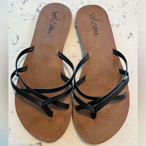 Volcom~Black Sandals